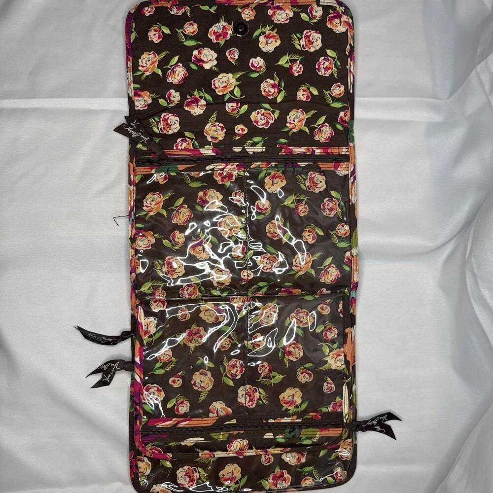 Vera Bradley English Rose Jewelry Folio Envelope Clutch